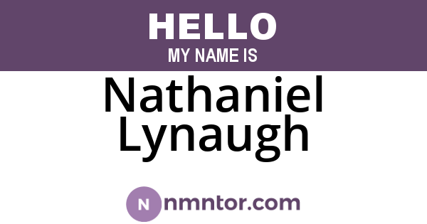 Nathaniel Lynaugh