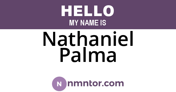 Nathaniel Palma