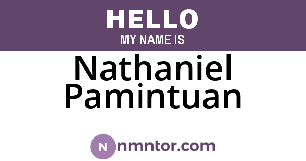 Nathaniel Pamintuan