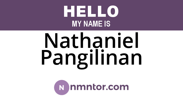 Nathaniel Pangilinan