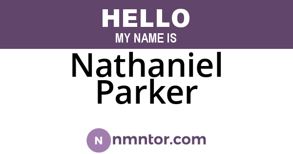Nathaniel Parker