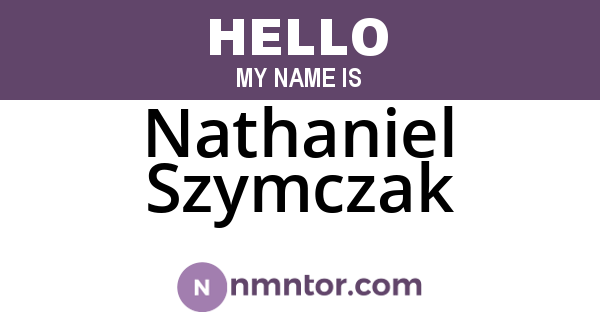 Nathaniel Szymczak