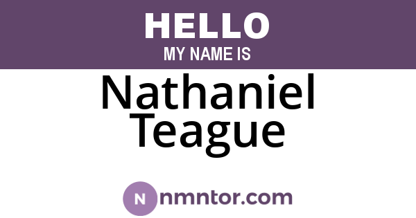 Nathaniel Teague