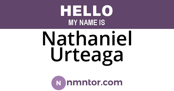 Nathaniel Urteaga