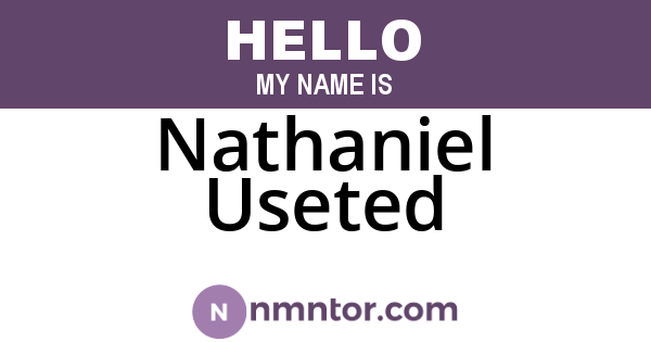 Nathaniel Useted