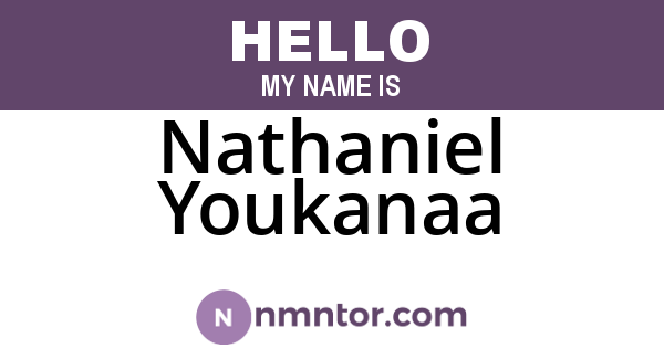 Nathaniel Youkanaa