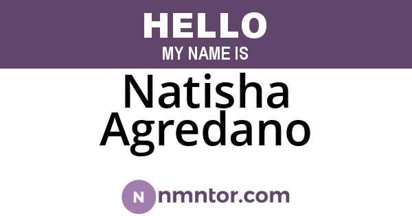 Natisha Agredano