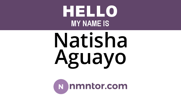 Natisha Aguayo