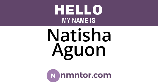 Natisha Aguon