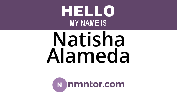 Natisha Alameda