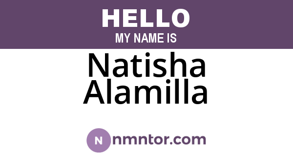 Natisha Alamilla