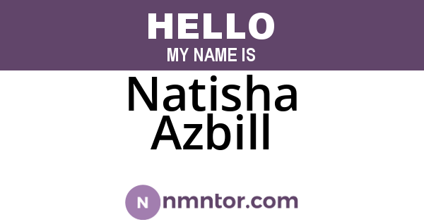 Natisha Azbill