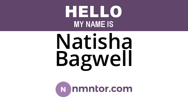 Natisha Bagwell