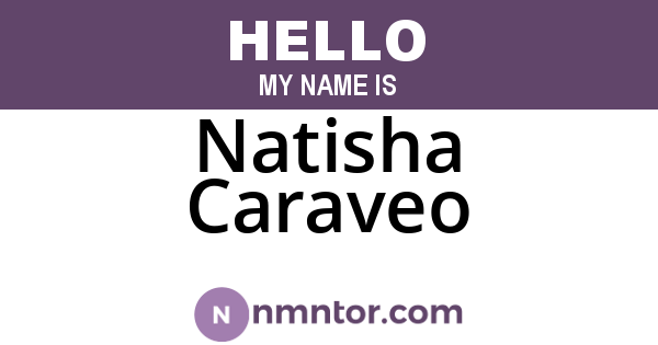 Natisha Caraveo