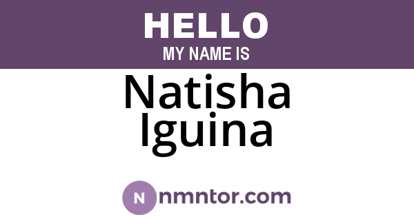 Natisha Iguina