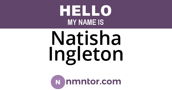 Natisha Ingleton