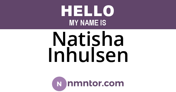 Natisha Inhulsen