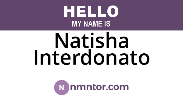 Natisha Interdonato