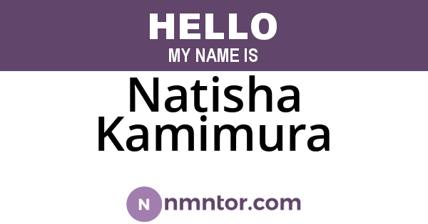 Natisha Kamimura