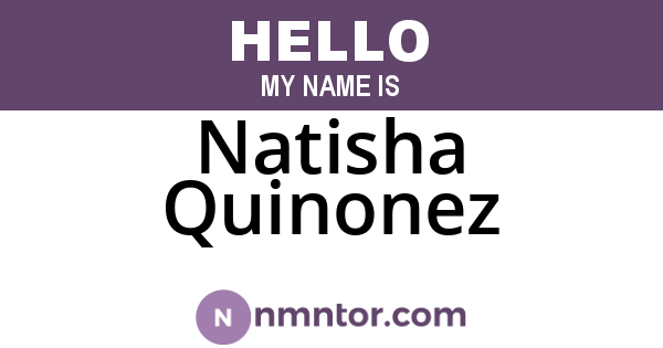 Natisha Quinonez