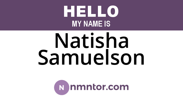 Natisha Samuelson