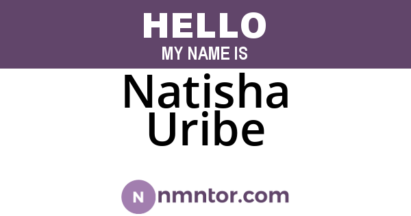 Natisha Uribe
