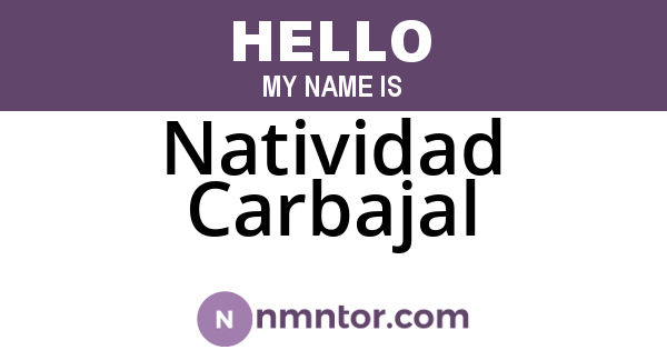 Natividad Carbajal