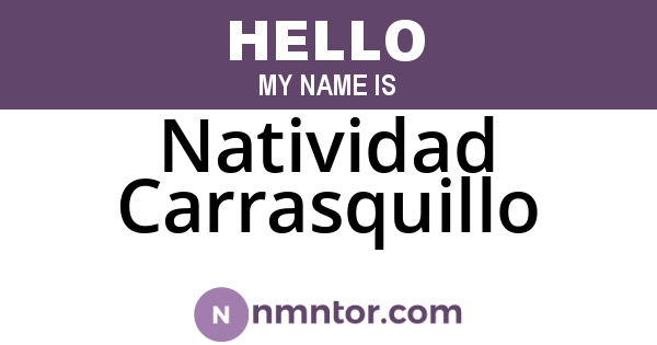 Natividad Carrasquillo