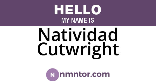 Natividad Cutwright