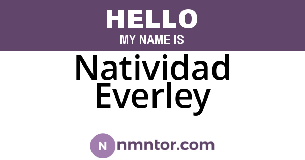 Natividad Everley