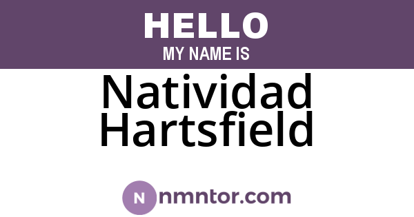 Natividad Hartsfield