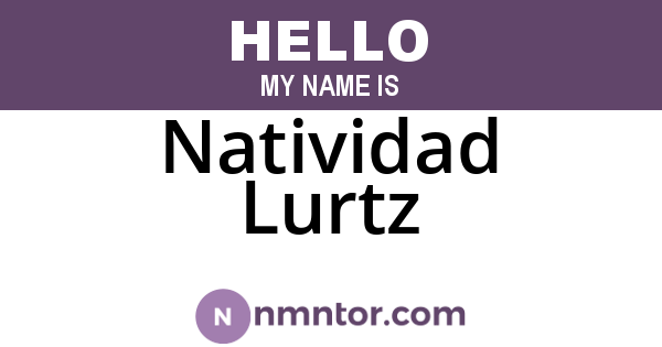Natividad Lurtz