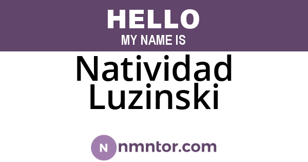 Natividad Luzinski