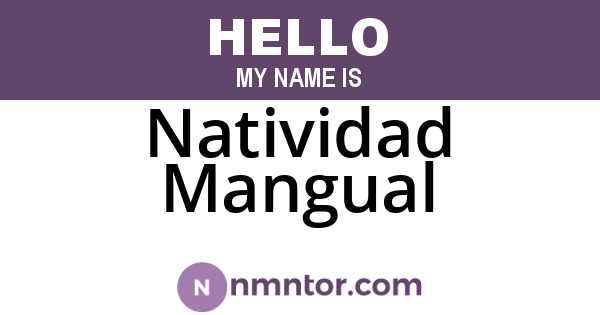 Natividad Mangual
