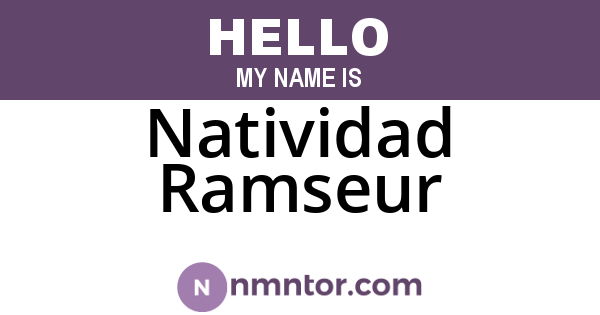 Natividad Ramseur