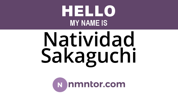 Natividad Sakaguchi