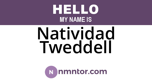 Natividad Tweddell