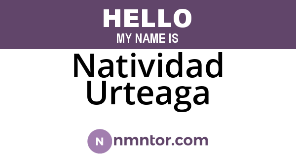 Natividad Urteaga
