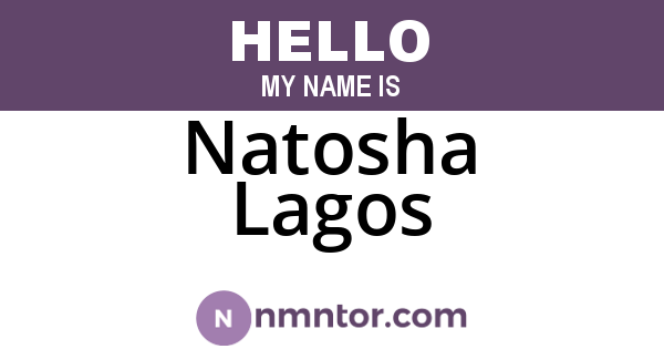 Natosha Lagos