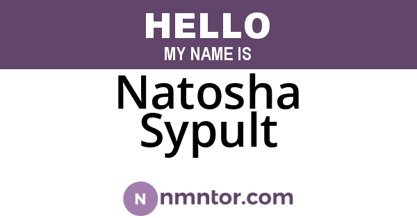 Natosha Sypult