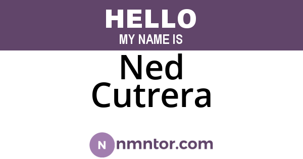 Ned Cutrera
