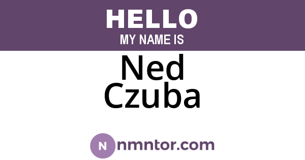 Ned Czuba