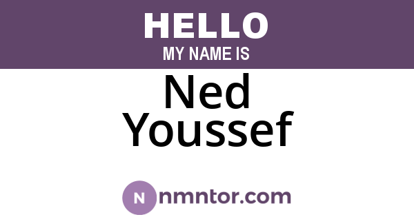 Ned Youssef