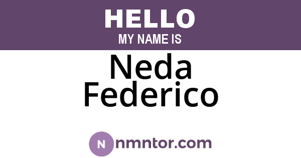 Neda Federico