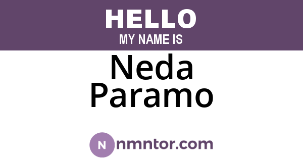 Neda Paramo