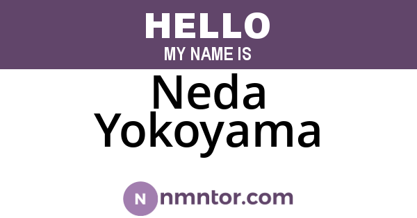 Neda Yokoyama