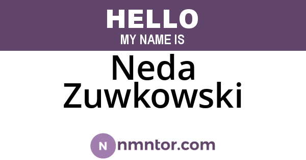 Neda Zuwkowski