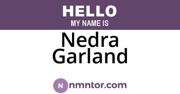 Nedra Garland