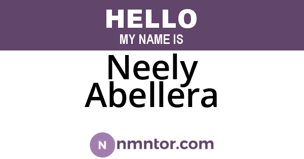 Neely Abellera