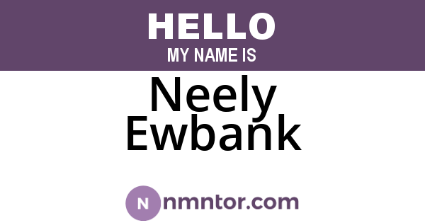 Neely Ewbank